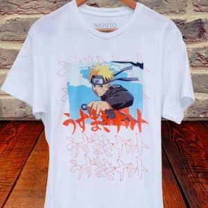 "Naruto Shippuden" / 2007 White Tee